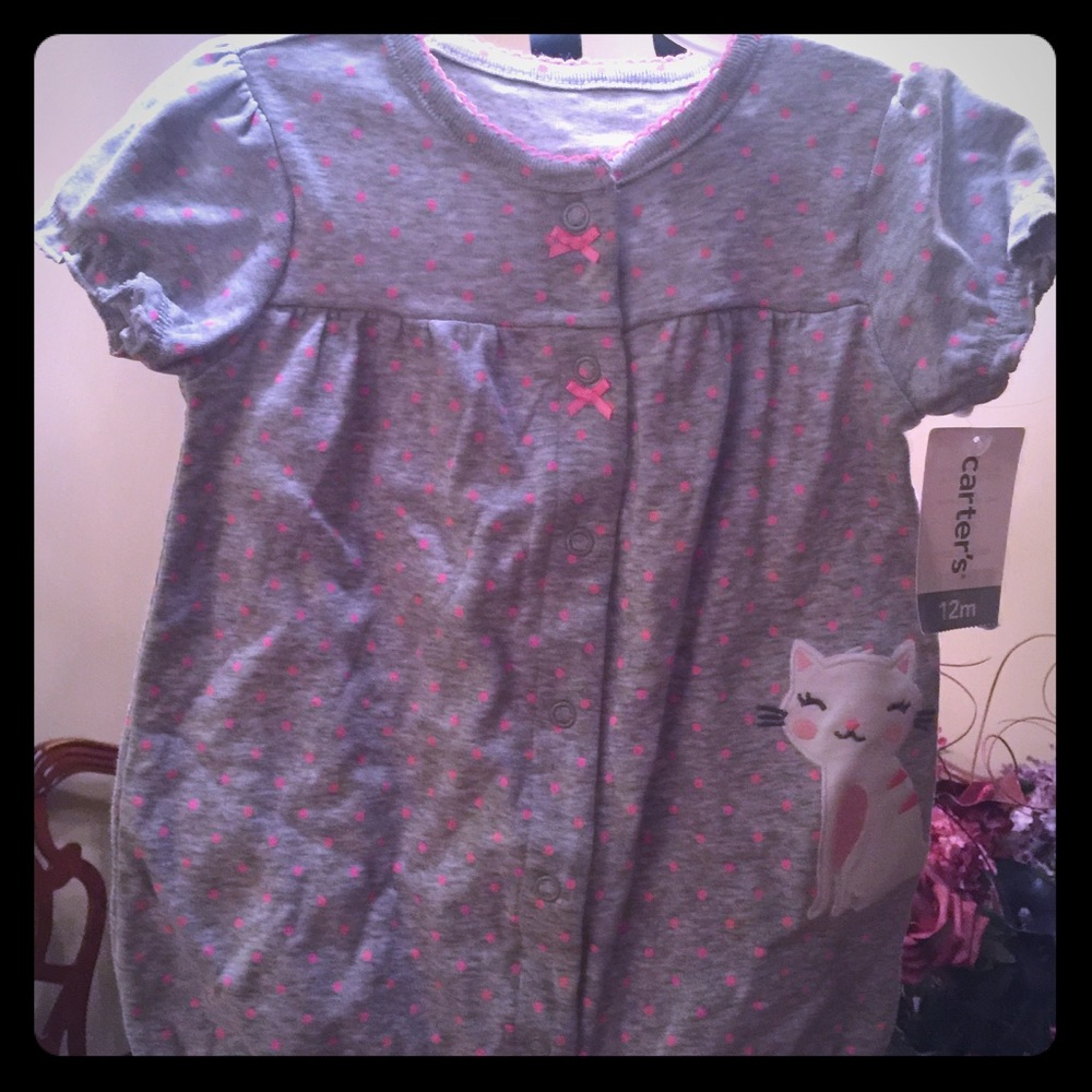 Baby snap up romper